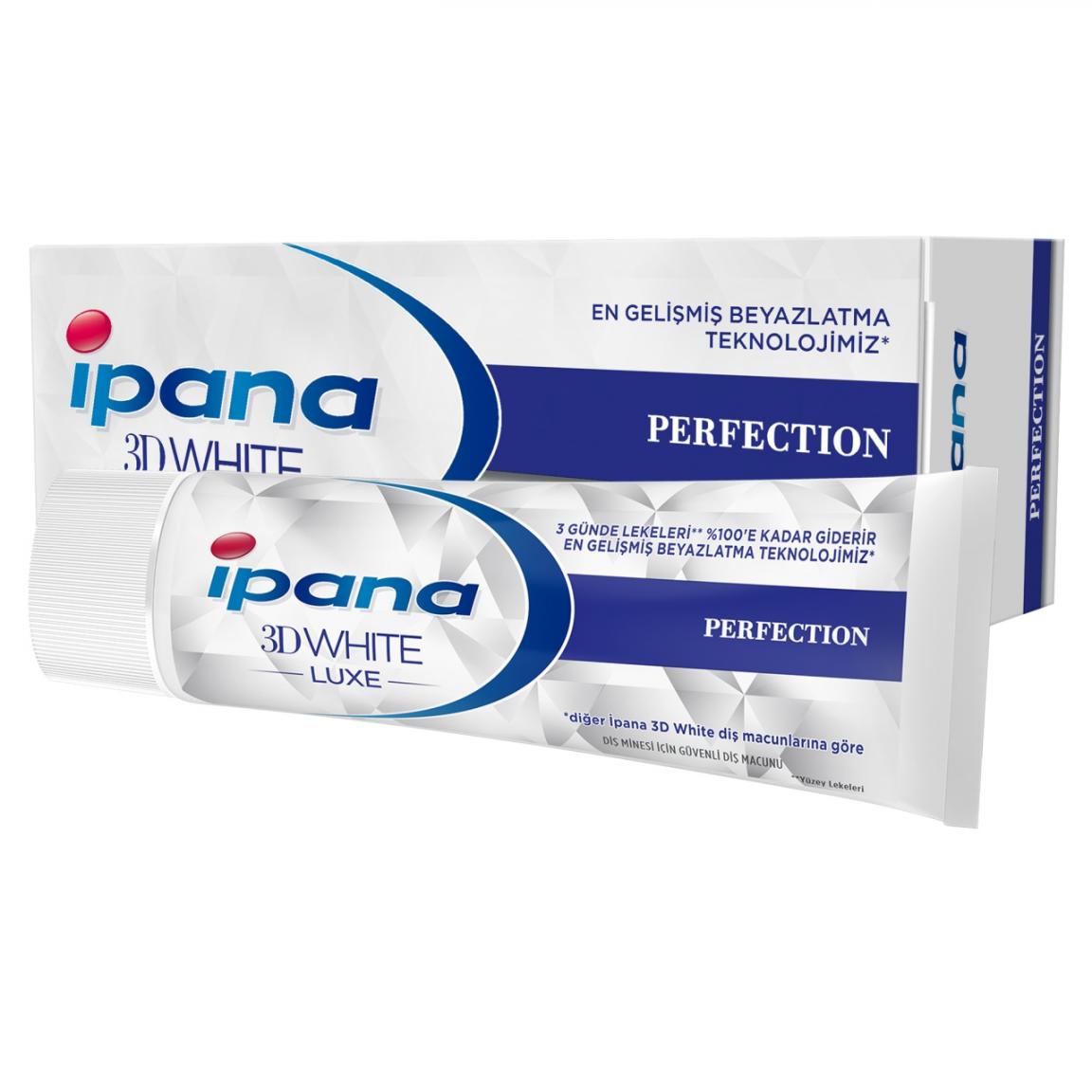 Ipana 3 Boyutlu Beyazlık Luxe Diş Macunu Perfection Mükemmel Beyazlık 75 Ml