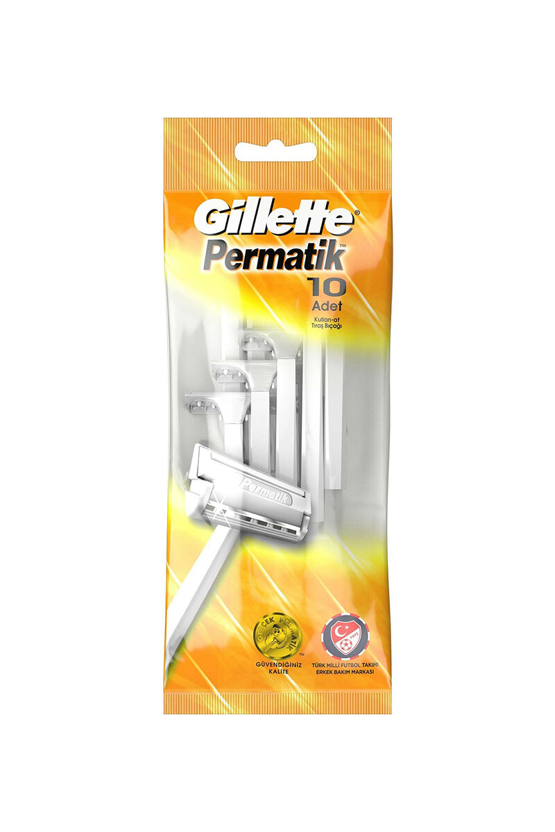 Gillette Permatik Normal Kullan At Tıraş Bıçağı 10'lu