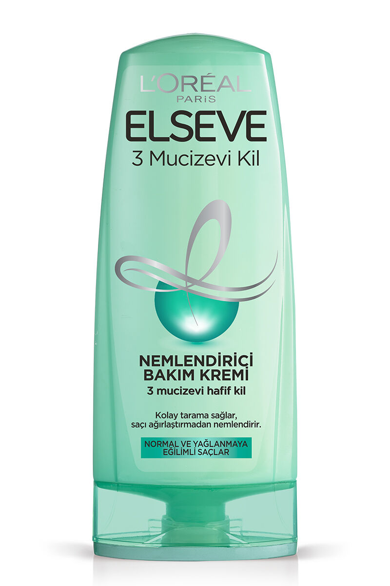 Elseve Saç Kremi 3 Mucizevi Kil 360 Ml