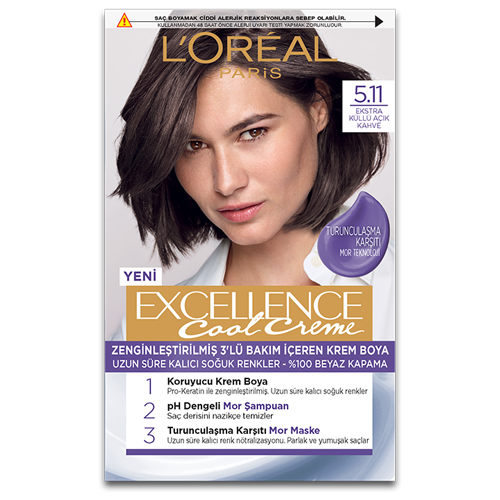 Loreal Excellence Krem Boya (5.11) Eks.Kul.Kahve