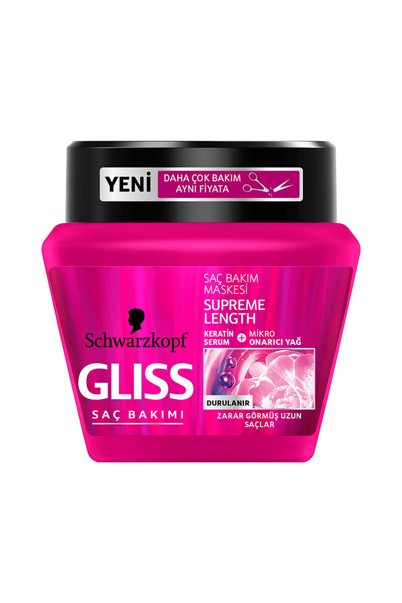 Schwarzkopf Gliss Supreme Length Maske 300 Ml