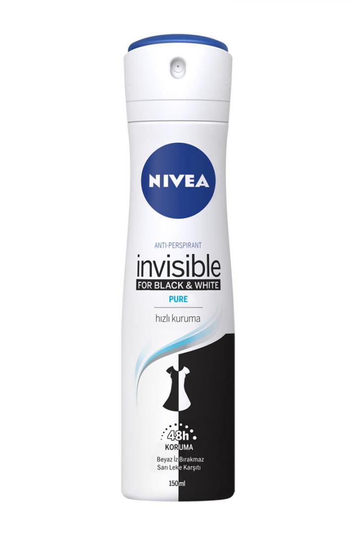 Nivea Deo Sprey Invisible Pure 150 Ml