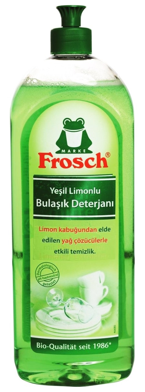 Frosch Yeşil Limonlu Bulaşık Deterjanı 750 Ml