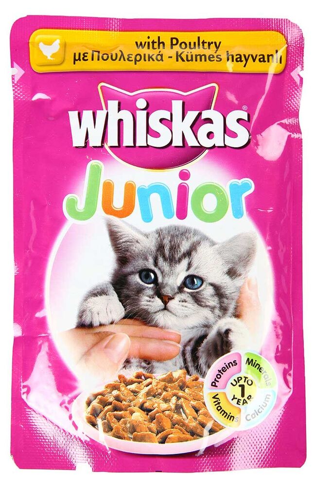 Whiskas Junior Kümes Hayvanlı Kedi Maması 100 Gr