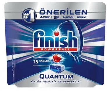 Finish Powerball Quantum Otomatik Bulaşık Makinesi Deterjanı 328 Gr 15 Tablet