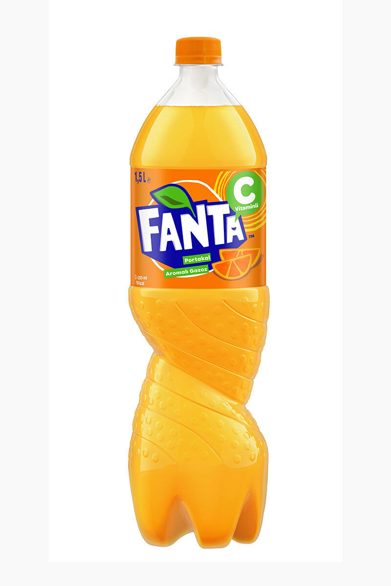 Fanta Portakal Aromalı Gazlı İçecek 1,5 Lt