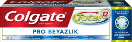 Colgate Diş Macunu Total Pro. Beyazlık 75 Ml