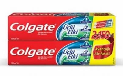 Colgate Diş Macunu Üçlü Etki Dev Paket 2x150 Ml