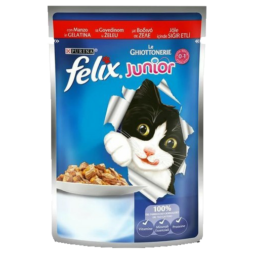 Felıx Kedi Maması Sığır Etli 100 Gr