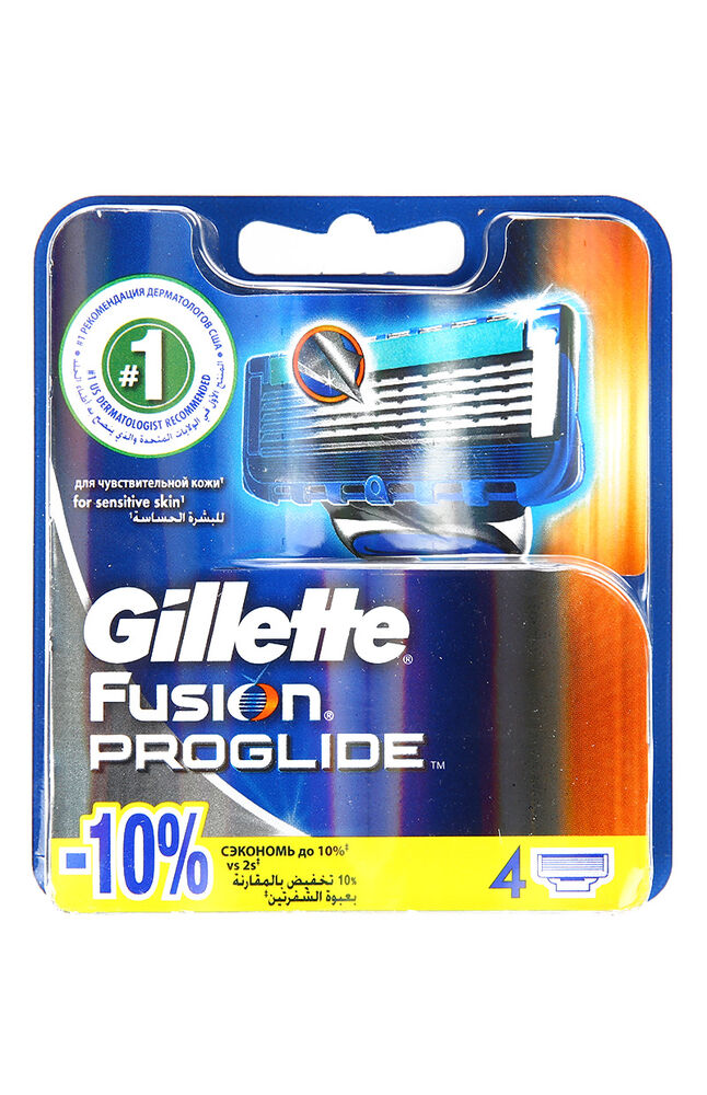 Gillette Fusion ProGlide Yedek Tıraş Bıçağı 4'lü