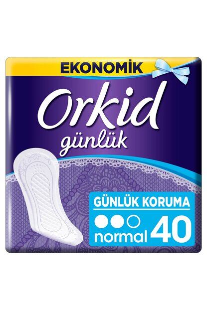 Orkid Günlük Ped Normal Ekonomik Paket Ped 40'lı