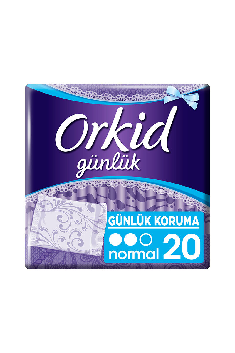 Orkid Günlük Ped Günlük Koruma Tekli Paket Ped 20'li  (Tekli Paketlerde)