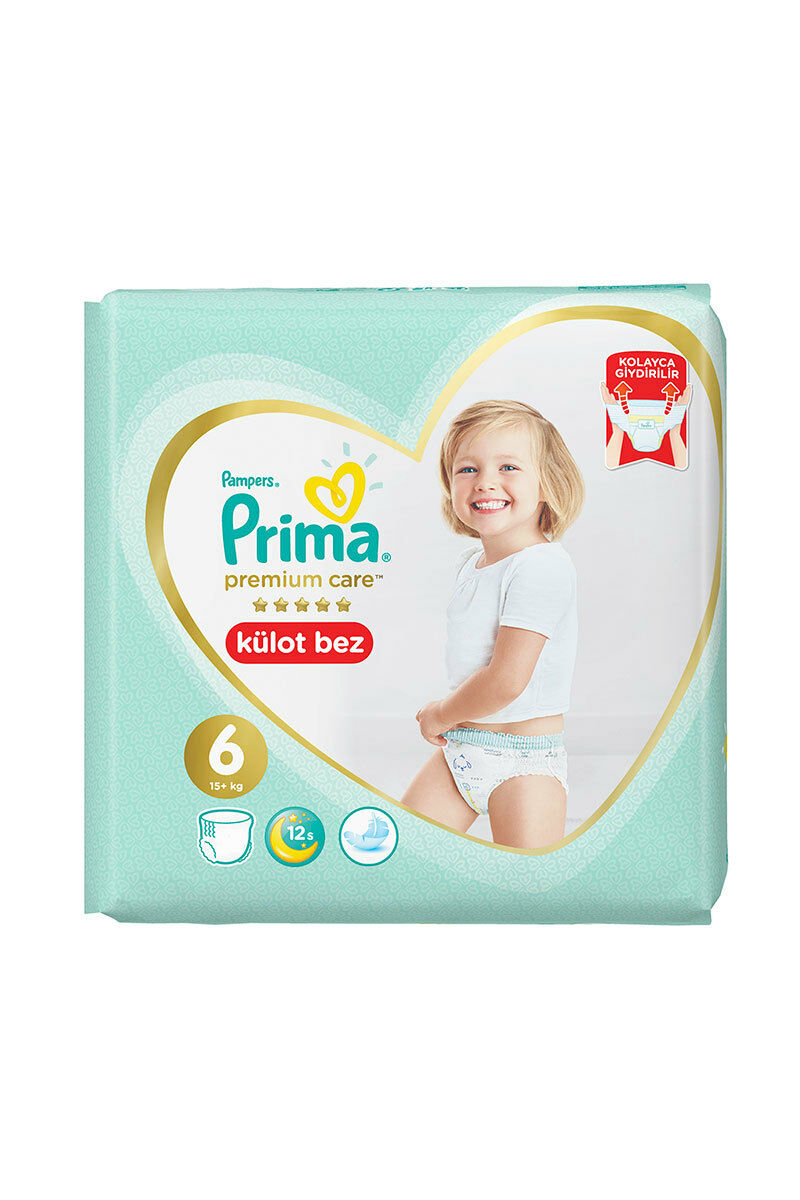 Prima Premium Care Külot Bebek Bezi Ekstra Large İkiz Paket 6 Beden 28 Adet 