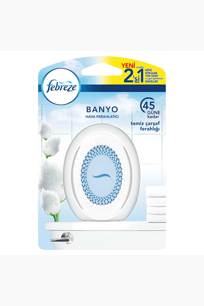 Febreze Hava Ferahlatıcı Banyo  Oda Kokusu Temiz Çarşaf Ferahlığı