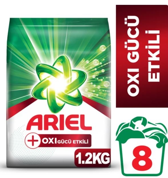 Ariel OXI Toz Çamaşır Deterjanı 1,2 kg