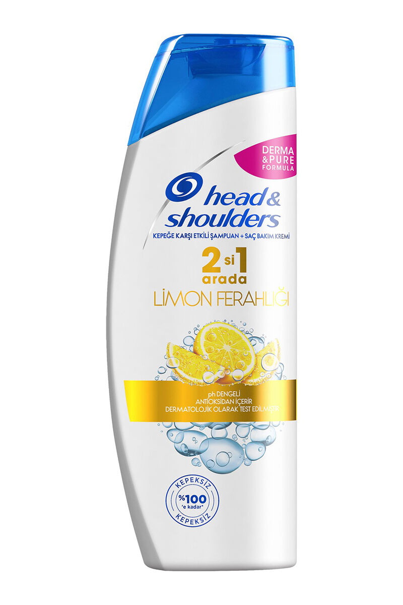 Head & Shoulders 2'si 1 Arada Şampuan Limon Ferahlığı 400 Ml