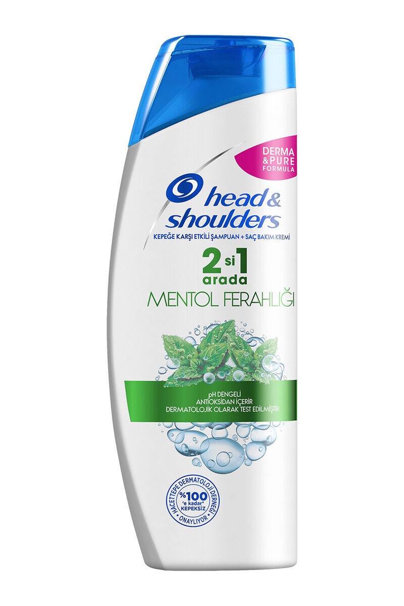 Head & Shoulders 2'si 1 Arada Şampuan Mentol Ferahlığı 400 Ml