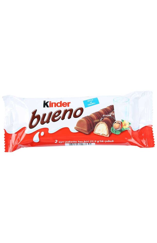 Kinder Bueno Çikolatalı Kaplamalı Bar 2 X 30 Gr