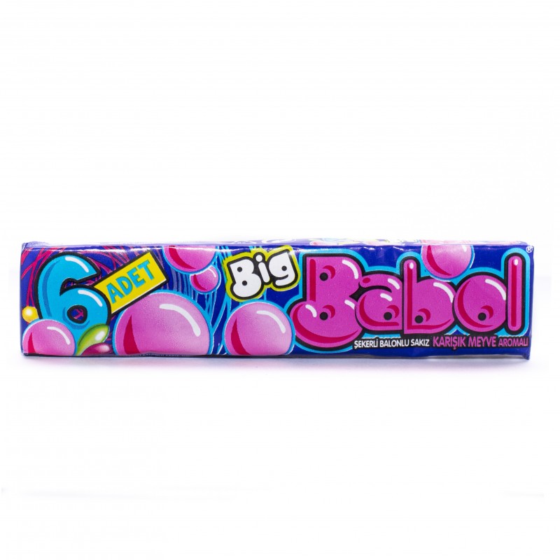 Big Babol Stick Tutti Frutti 6'lı