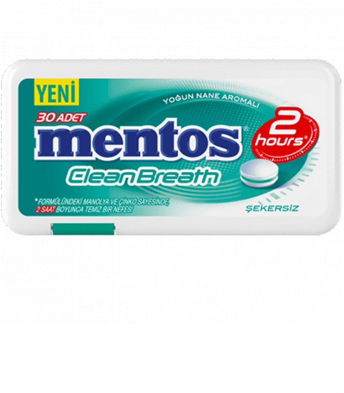 Mentos Yoğun Nane 2H Plastik Kutu 21 Gr