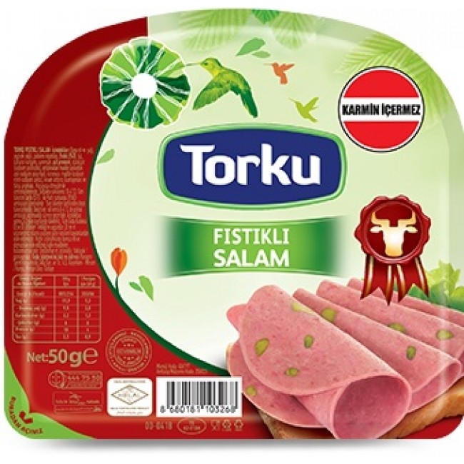 Torku Aç Bitir Fıstıklı Salam 50 Gr