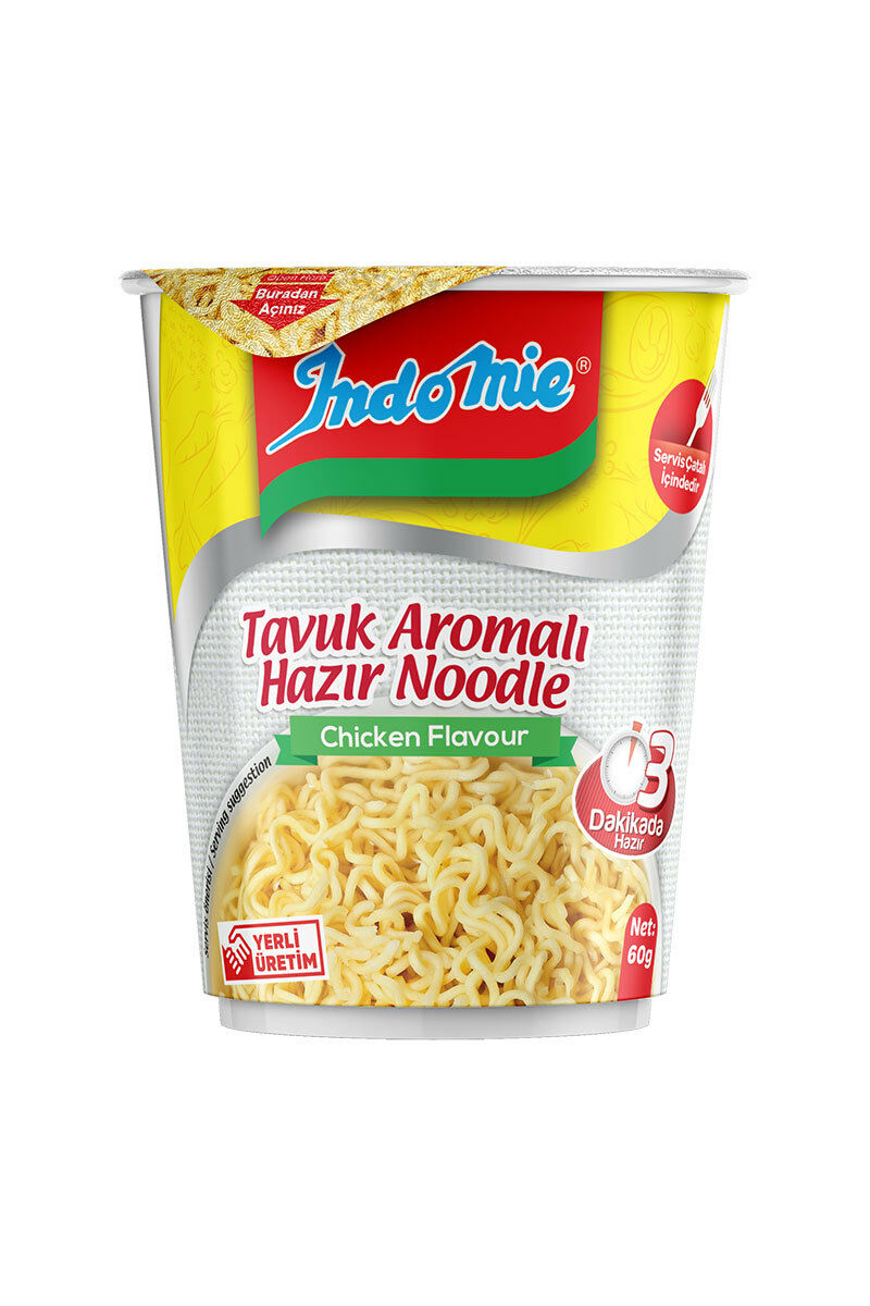 İndo Mie Noodle Bardak Tavuklu 60 Gr