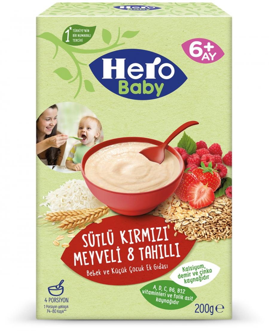 Hero Baby Kırmızı Meyve Tahıllı 200 Gr