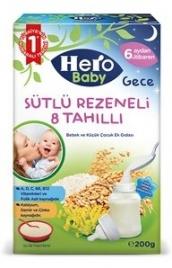 Hero Baby Sütlü 8 Tahıllı Rezeneli 200 Gr