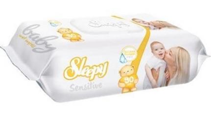 Sleepy Sensitive Kapaklı Islak Havlu 90'lı