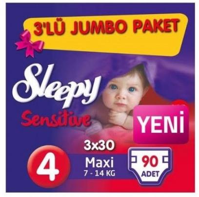 Sleepy Doğal Jumbo Üçlü Maxi