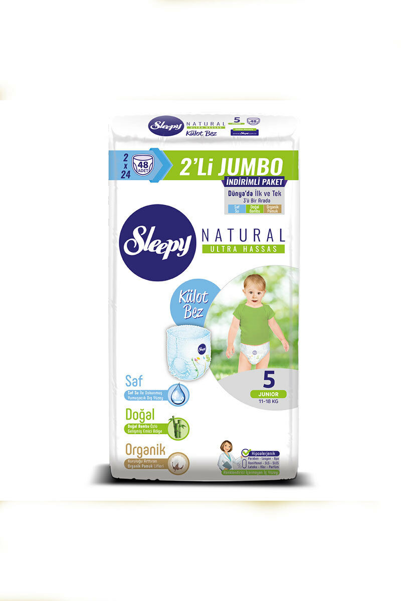 Sleepy Bebek Külot Bez 2'li Junior 48'li