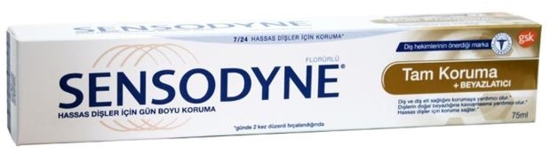 Sensodyne Diş Macunu Tam Koruma Beyaz 75 Ml