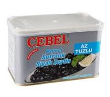 Cebel Siyah Zeytin Az Tuzlu 2 x 750 Gr