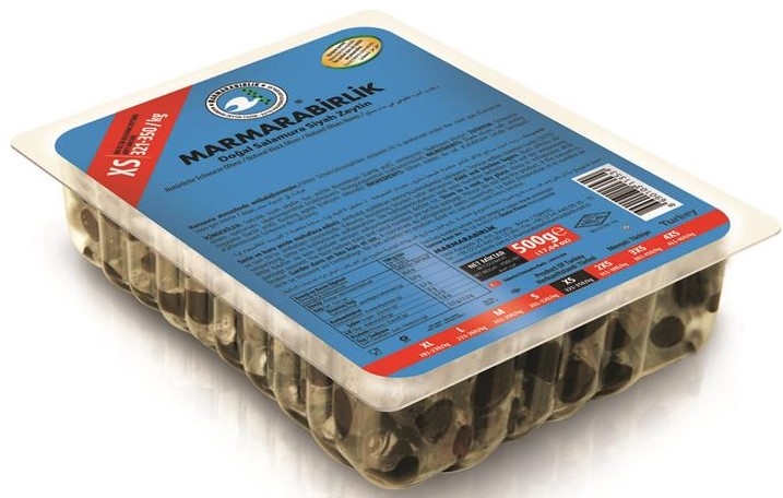 Marmarabirlik Sofralık Salamura Siyah Zeytin 500 Gr