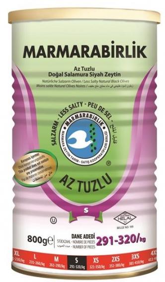 Marmarabirlik Az Tuzlu Salamura Zeytin 800 Gr