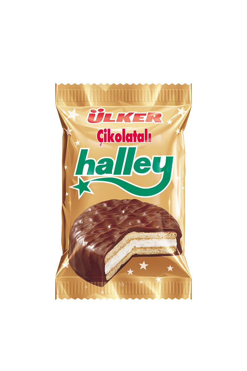 Halley Çikolata Kaplı Bisküvi 30 Gr