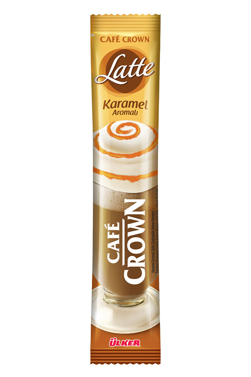 Café Crown Karamel Aromalı Latte 17 Gr