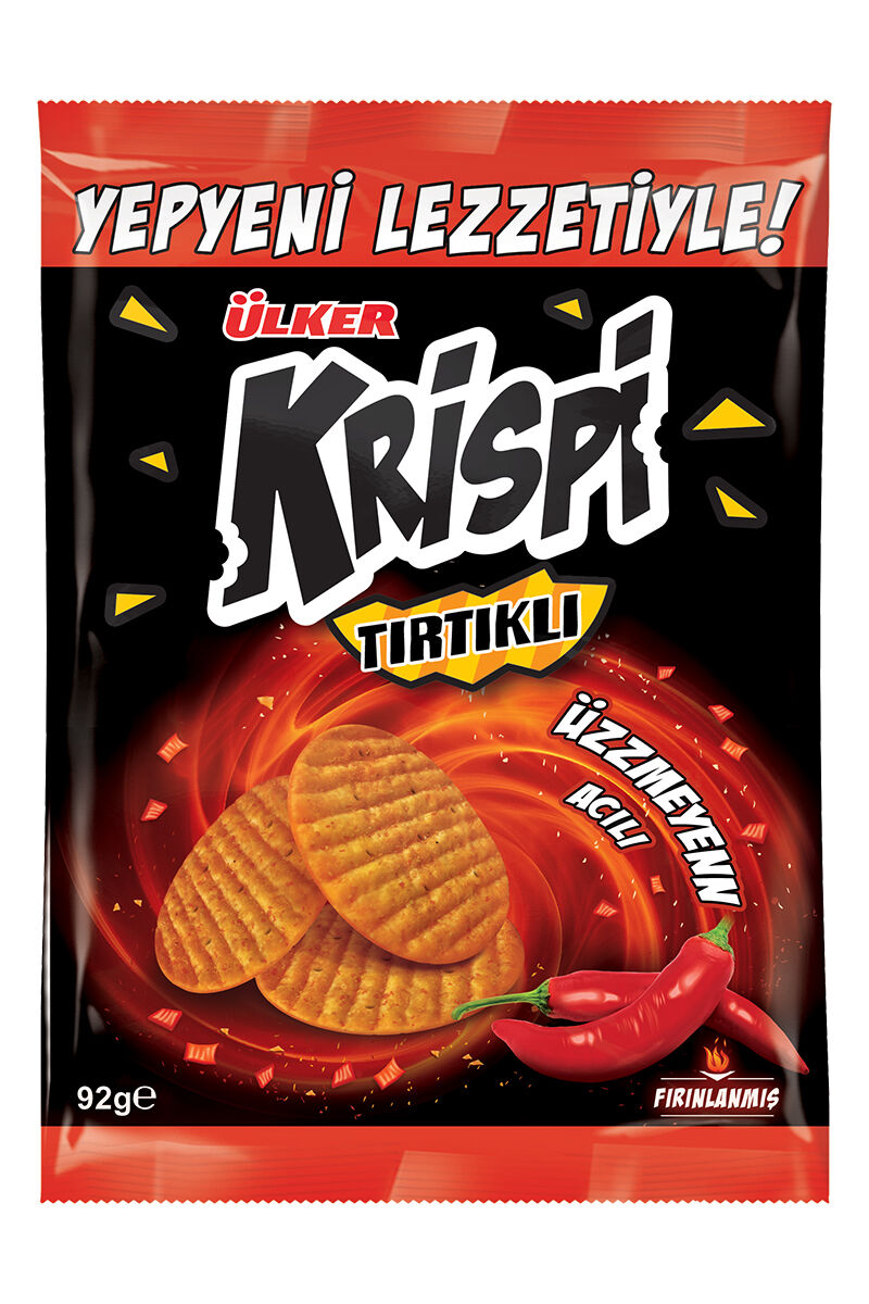 Ülker Krispi Tırtıklı Acılı Çubuk Kraker 92 Gr