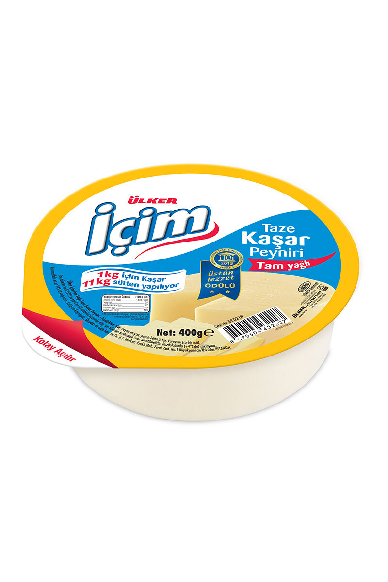 Ülker İçim Taze Kaşar Peyniri 400 Gr