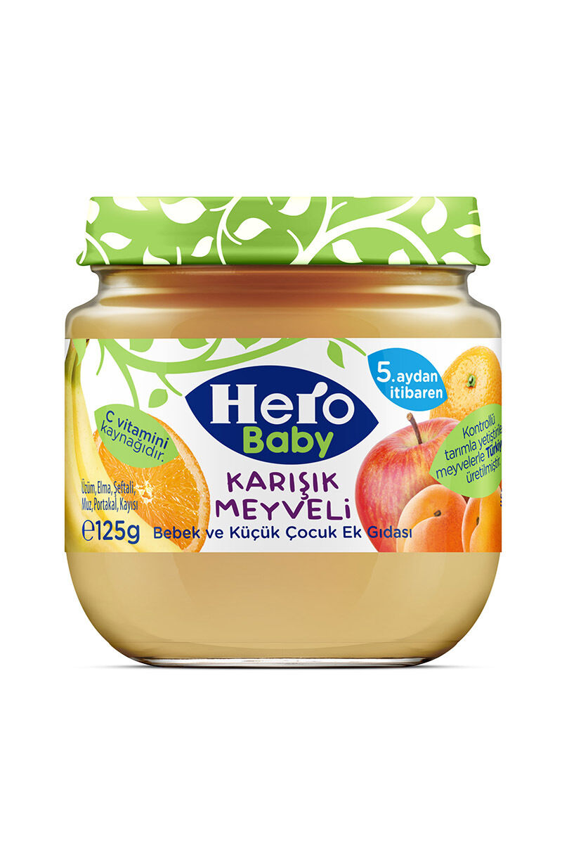 Hero Baby  Karışık Meyveli 125 Gr