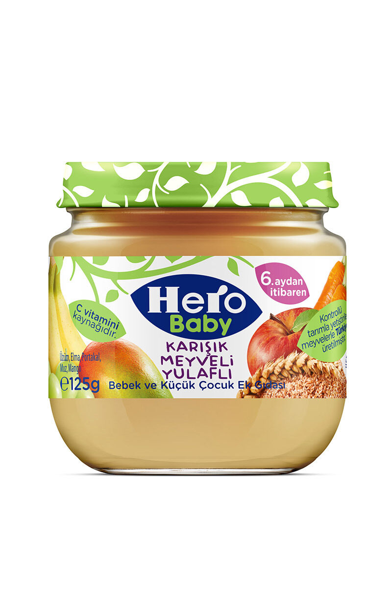 Hero Baby  Karışık Meyveli  Yulaflı 125 Gr