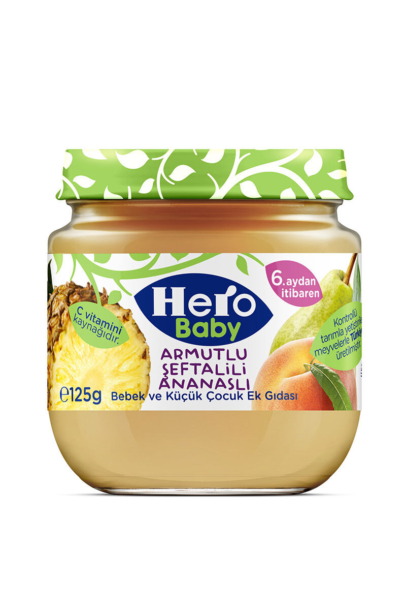 Hero Baby  Armut-Şeftali-Ananas 125 Gr