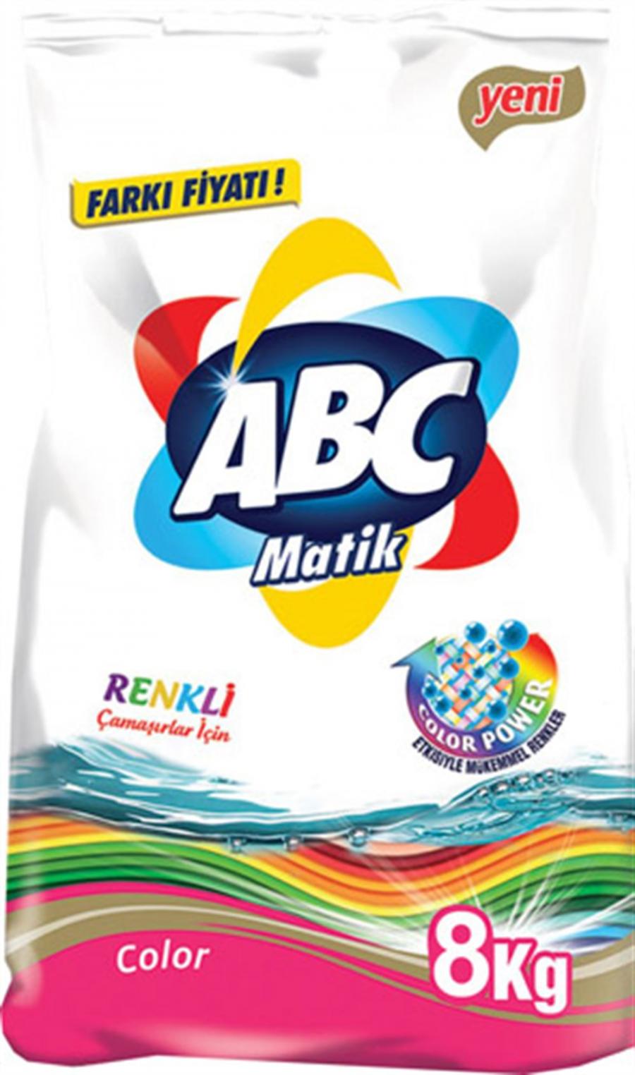 Abc Matik Color Toz Çamaşır Deterjanı 8 Kg