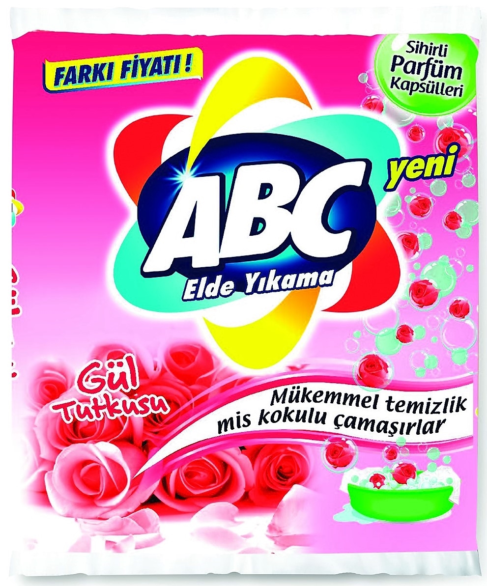 Abc Elde Yıkama Toz Deterjanı Gül Tutkusu 600 Gr