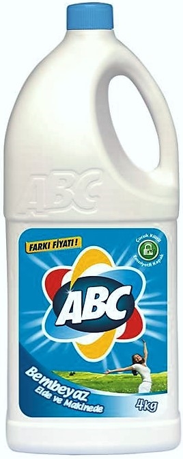 Abc Çamaşır Suyu Bembeyaz 4 Kg 