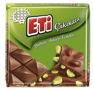 Eti Çikolata Antep Fıstıklı Kare 70 Gr