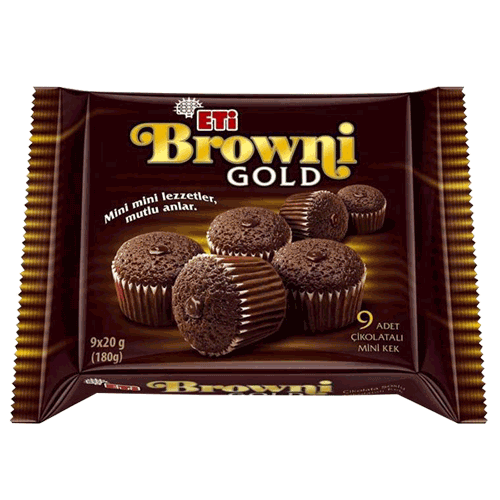 Eti Browni Gold Mini 180 Gr Kakaolu