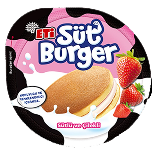 Eti Süt Burger Çilekli 35 Gr