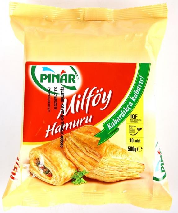Pınar Milföy Hamuru 500 Gr