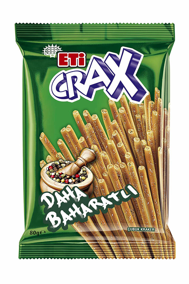 Eti Crax Çubuk Kraker Baharatlı 80 Gr